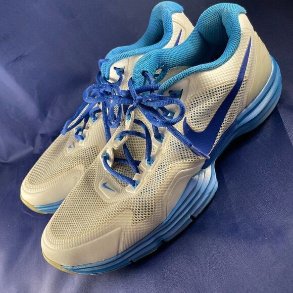 Mint Condition Nike TR1 Trainers White Light Blue Royal Mens 11 US 45 EUR - Picture 3 of 9